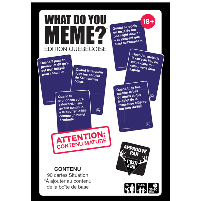 What do you Meme - Édition Québécoise : 18+ [français]