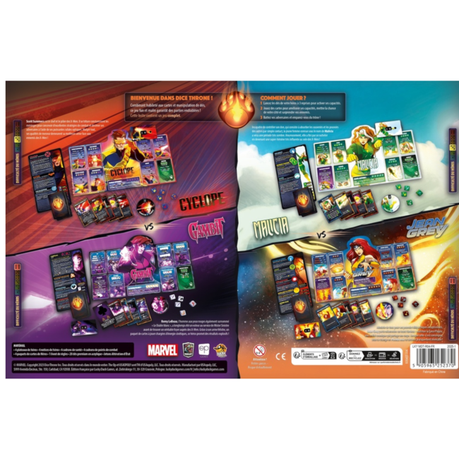 Marvel Dice Throne - X-Men (Cyclops & Gambit) [french]