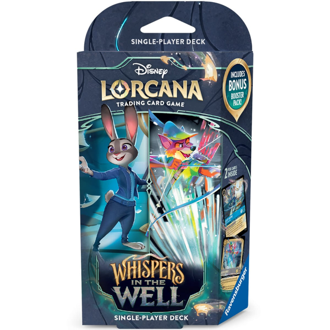 Disney Lorcana (10) - Whispers in the Well - Starter Deck - Sapphire & Steel [anglais]
