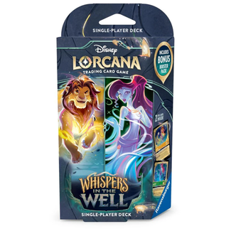 Ravensburger Disney Lorcana (10) - Whispers in the Well - Starter Deck - Amber & Emerald [english]