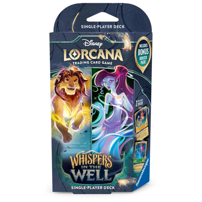 Ravensburger Disney Lorcana (10) - Whispers in the Well - Starter Deck - Amber & Emerald [english]