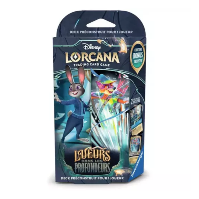 Disney Lorcana (10) - Lueurs dans les Profondeurs - Starter Deck - Saphir & Acier [français]