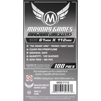 Mayday Games Card sleeves (61mm x 112mm) - 100 pack [MDG-7113]