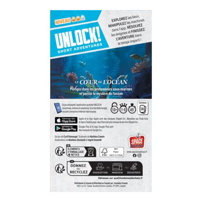 Unlock! - Short Adventures (12) - Le Cœur de l'Océan [français]