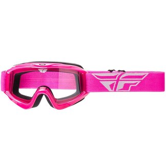 FLY RACING GOGGLE FOCUS PINK CLEAR LENS