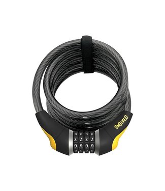 ONGUARD Doberman 8031, Coil cable with combination lock, 12mm x 185cm (12mm x 6')