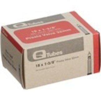 Q-Tubes Q-Tubes 18" x 1-3/8" 32mm Presta Valve Tube