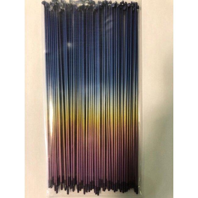 USA Brand TITANIUM RAINBOW SPOKES 194MM EACH*