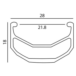SUN RINGLE RIM 20 406x21 ENVY-REAR 36 GOLD*