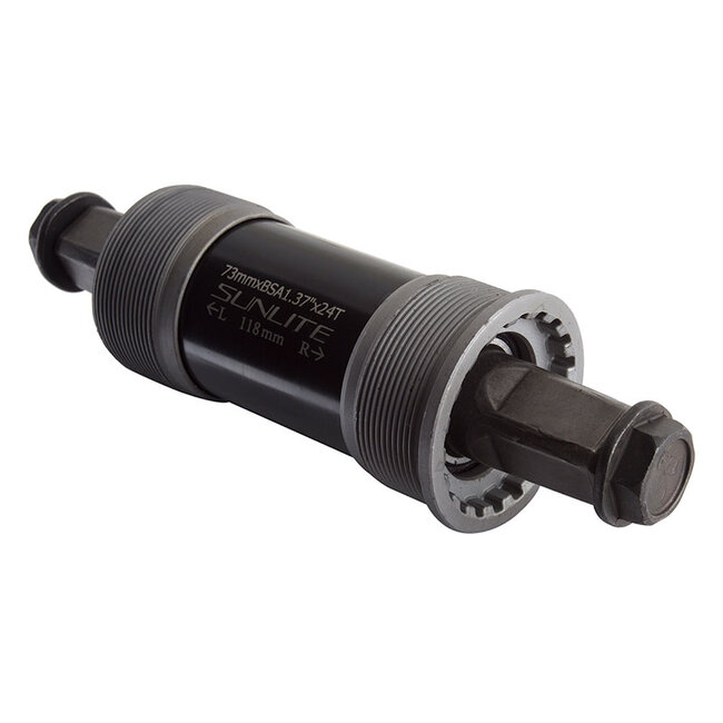 SUNLITE BOTTOM BRACKET SL26 68x127 SQ STL-CUP ENG SEALED BRG*