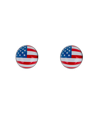 Trik Topz USA Flag Stars and Stripes Ball Valve Caps
