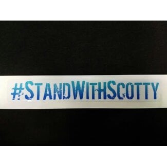 #STANDWITHSCOTTY STICKER - BLUE (SCOTTY CRANMER)
