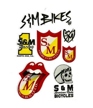 ODI BMX Vinyl Decal Sticker Sheet Black//Grey//Red//White New!!