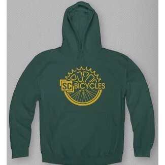 SC BICYCLES GREEN/YELLOW HOODIE