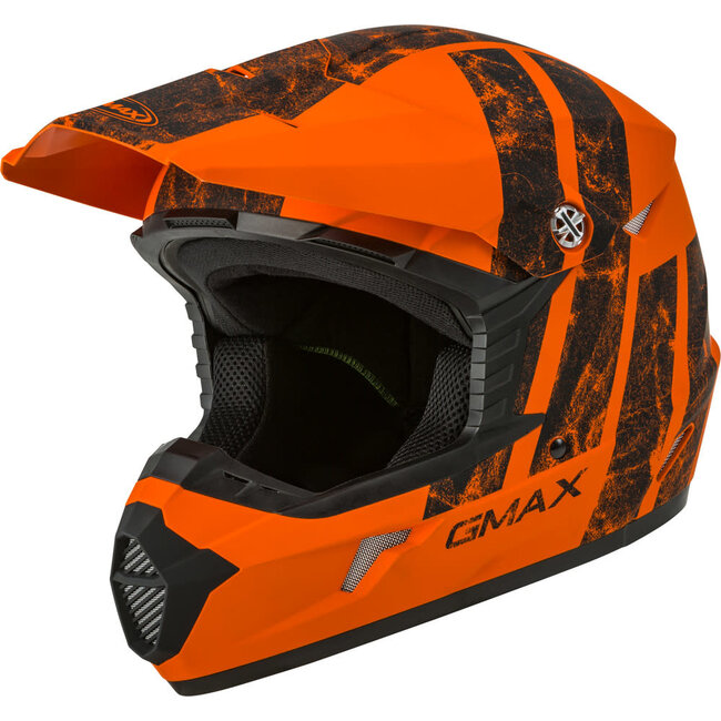 MX 46Y OFF ROAD DOMINANT FULL FACE HELMET MATTE ORANGE BLACK YS SC BICYCLES