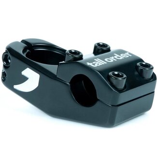 TALL ORDER LONG STEM - BLACK WITH SILVER LOGOS 50MM REACH*