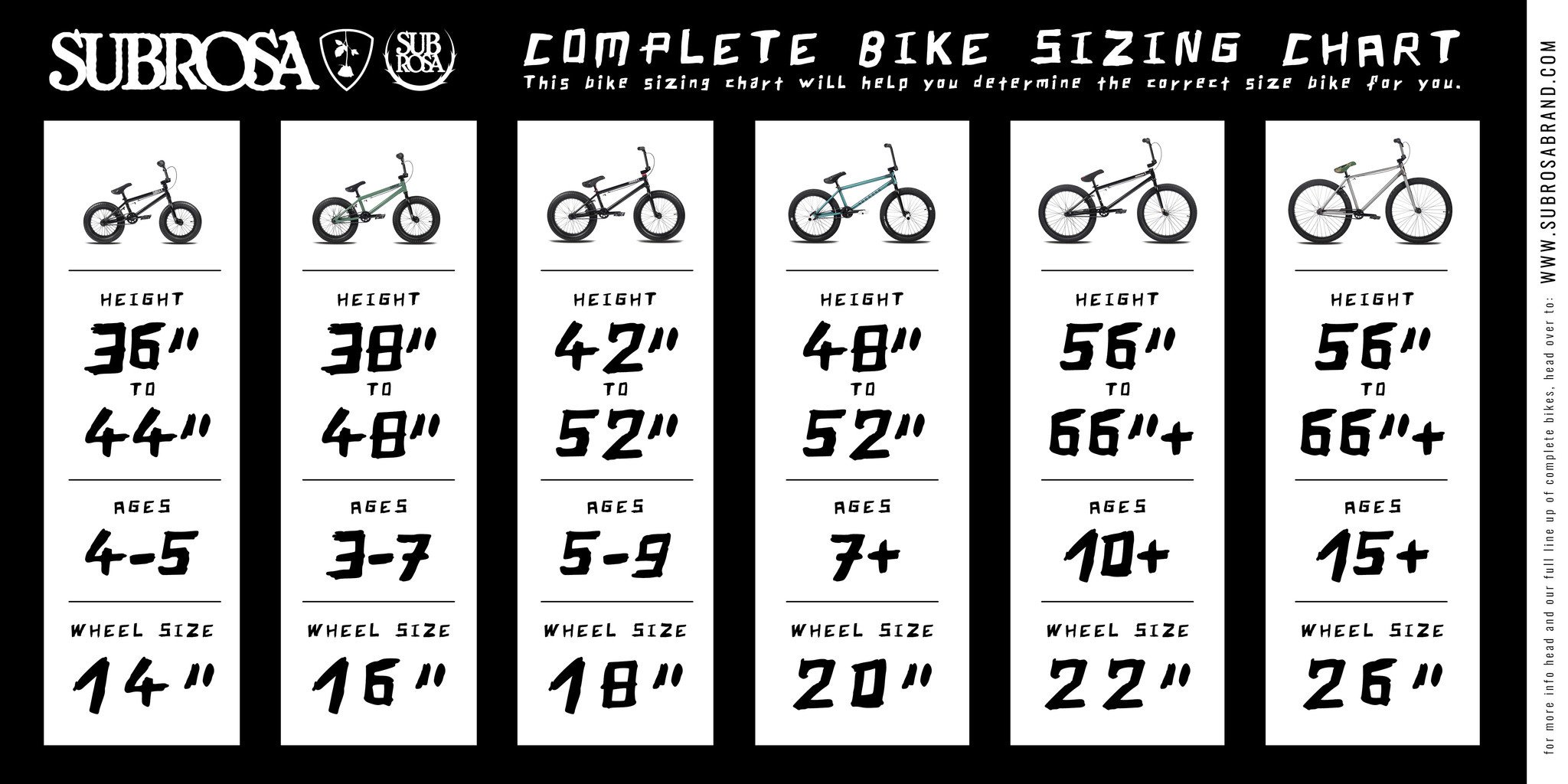 gt bike sizing