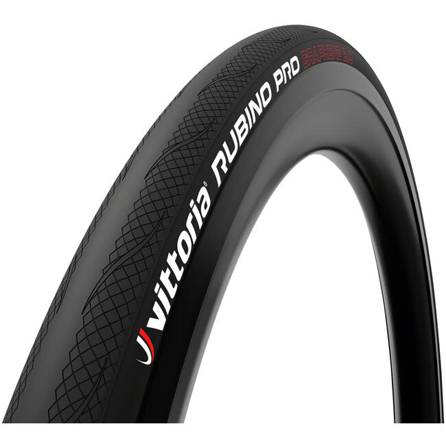 Vittoria Rubino Pro G2.0 Tire - 700 x 25, Clincher, Folding, Black, 150tpi*