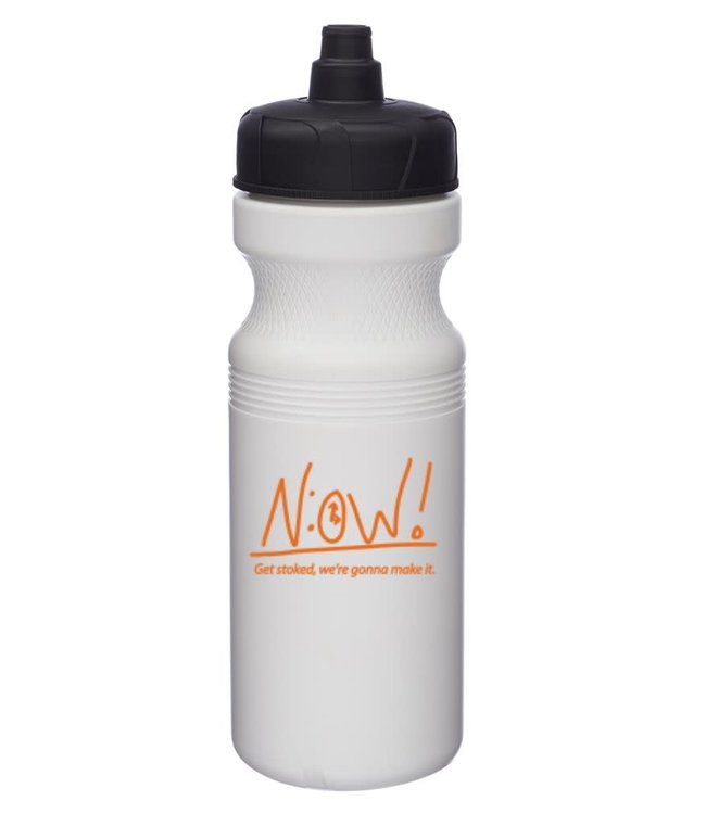 Plastic Straw Water Bottles, Clear Sports Water Bottles