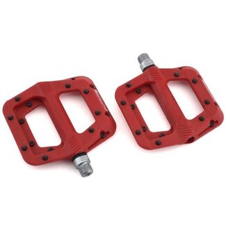 RACE FACE Chester Pedals - Platform, Composite, 9/16", Red*