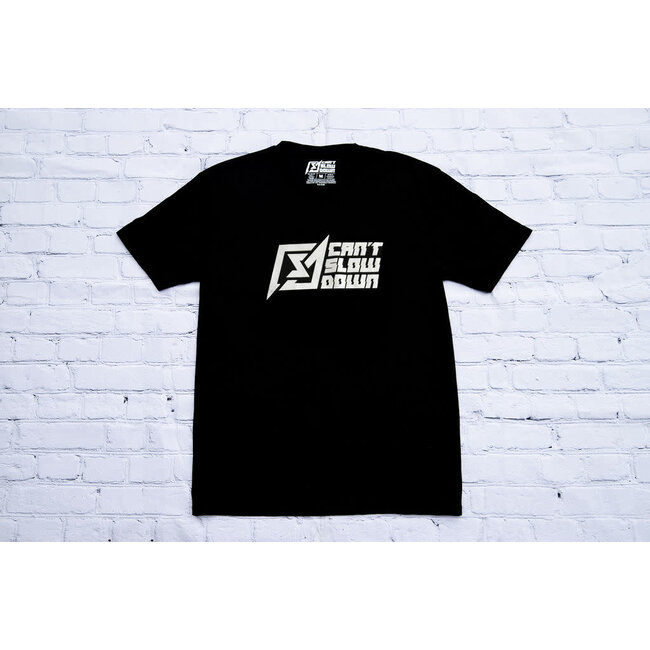 CANTSLOWDOWN SIDE LOGO TEE