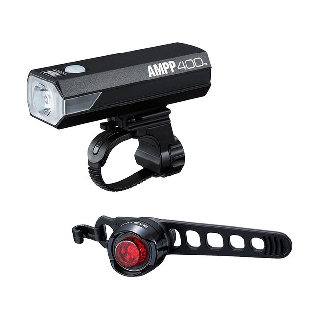 CATEYE LIGHT HL-EL084RC TL-LD160RC AMPP400/ORB-RC COMBO BK