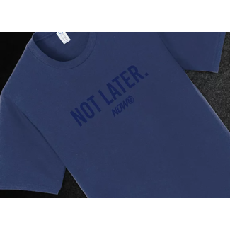 N:OW Not Later T Shirt