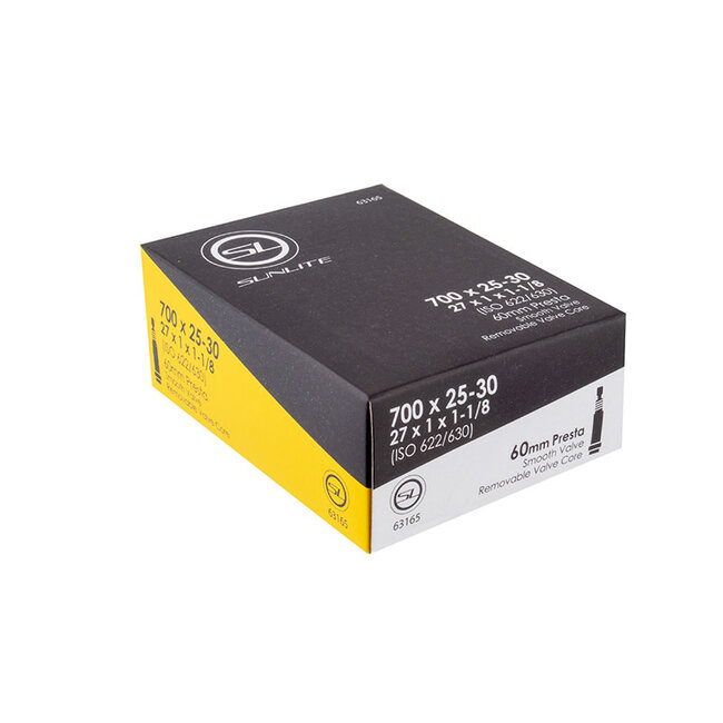 SUNLITE TUBE 700x25-30 PV60/SMTH/RC (27x1x1-1/8) FFW25mm*