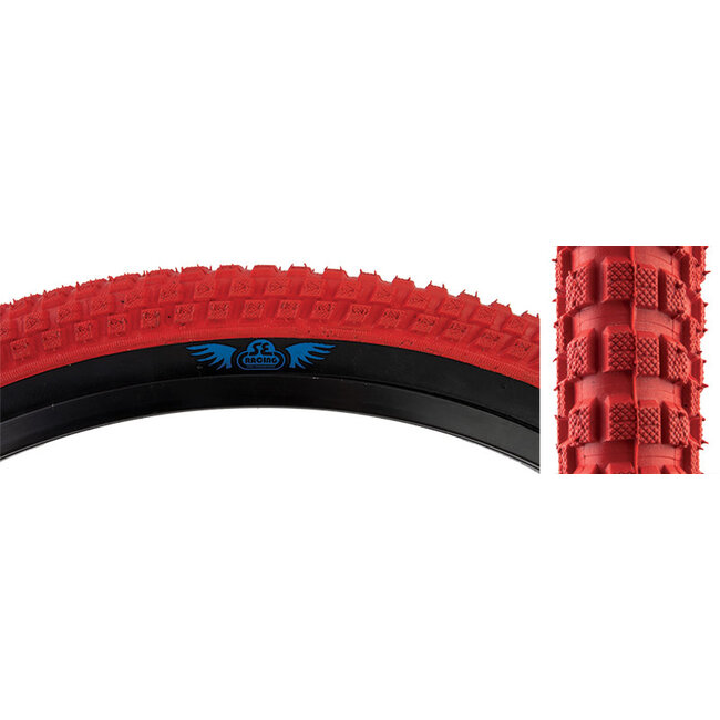 SE BIKES CUB TIRE 26 x 2.0 RED/BLACK*