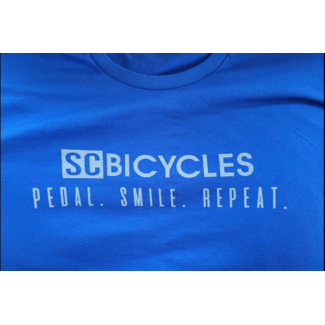 SC BICYCLES SHOP SHIRT PEDAL BLUE