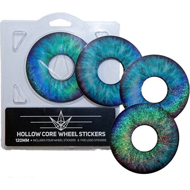 HOLLOW CORE WHEEL STICKERS BLUE EYE 110mm*