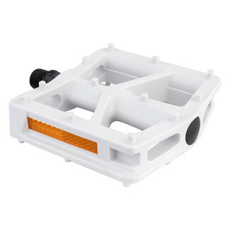 BLACK OPS T-Bar Pedals White - 1/2*