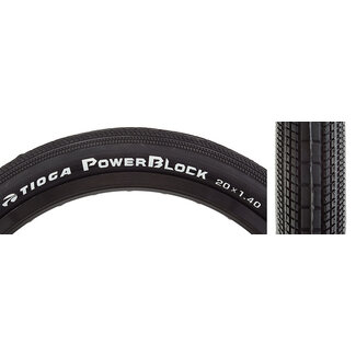 PowerBlock Tire: 20x1.4 Wire Bead Black