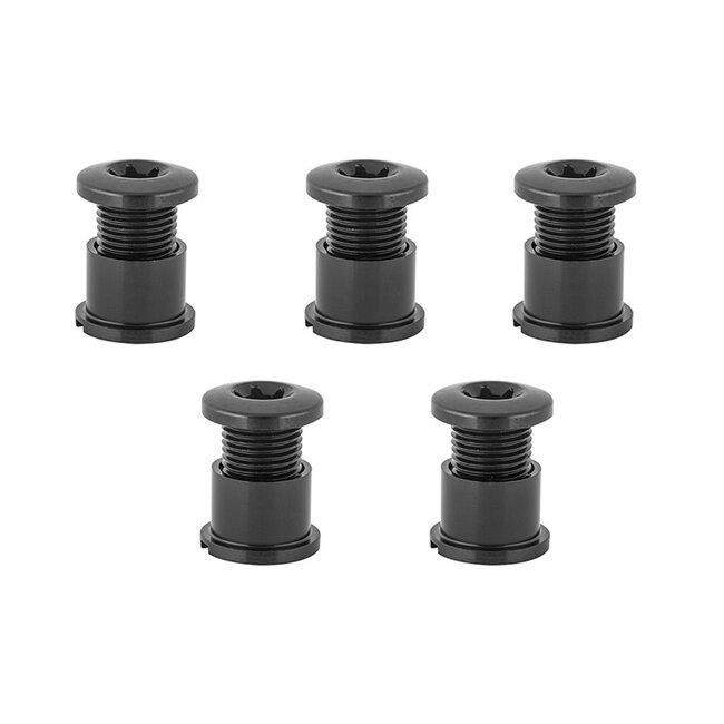 ABSOLUTEBLACK CHAINRING BOLT SET 5x LONG BLACK*