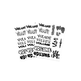 VOLUME STICKER SHEET VOL WHITE