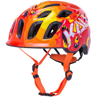 Kali Protectives Chakra Child Helmet - Monsters Orange - XS