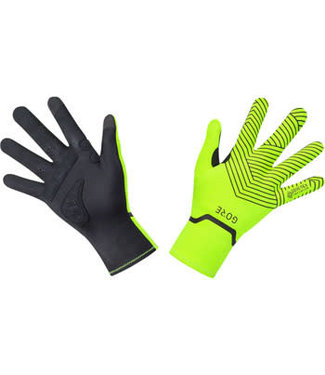 GORE C3 GORE-TEX INFINIUM™ Stretch Mid Gloves - Neon Yellow/Black - Large
