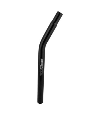 BLACK OPS LAYBACK SEATPOST NO-SUPPORT CROMO BLACK 380x25.4mm