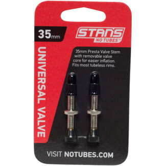 Stan's No Tubes NoTubes Brass Valve Stems - 35mm, Pair