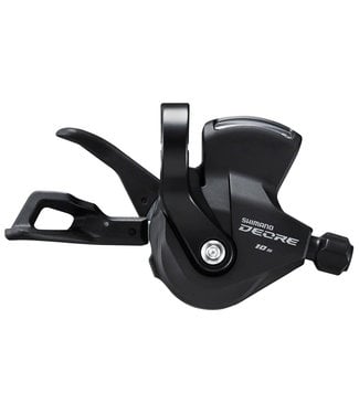 Shimano Deore SL-M4100-R Right Shift Lever - 10-Speed RapidFire Plus Optical Gear Display Black