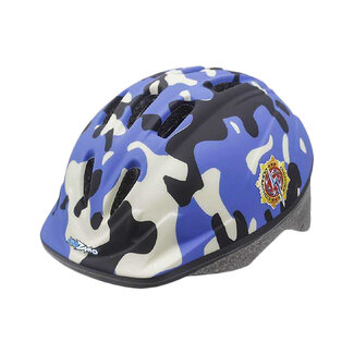 KIDZAMO BIKE HELMET KIDS  CAMO BLUE - S/M