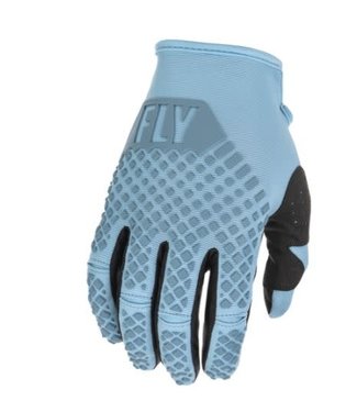 FLY RACING YOUTH KINETIC GLOVES LIGHT BLUE YS