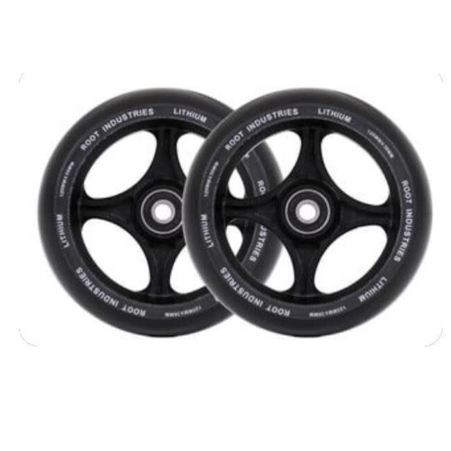 ROOT INDUSTRIES 120mm Lithium Wheels (30mm) Pair - Black*