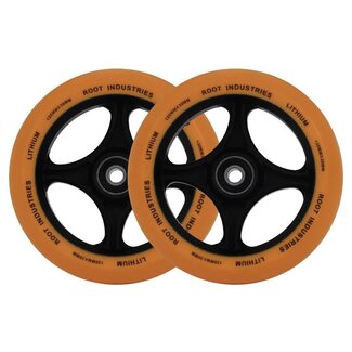 ROOT INDUSTRIES 120mm Lithium Wheels (30mm) Pair - Orange