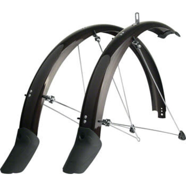 SKS P55 Chromoplastic Longboard Fender Set: Black (26 x 1.6-2.1)*