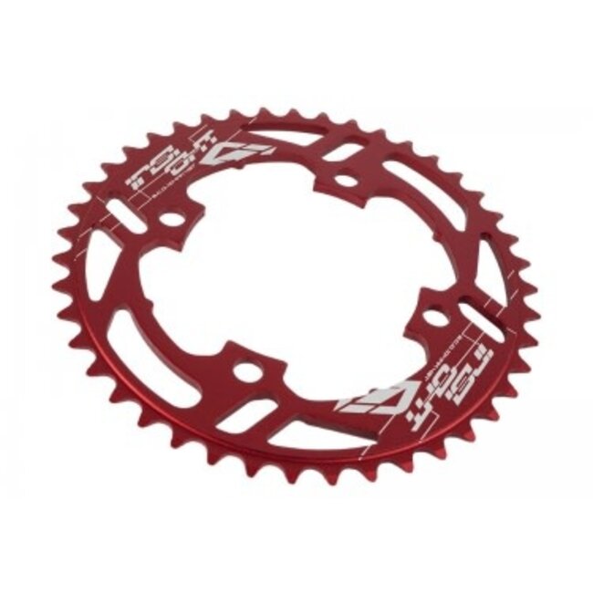 INSIGHT 4 BOLT 5MM CHAINRING RED 41*