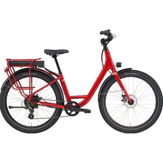 Charge Comfort 2 Step-Thru Electric Bike - Candy Red
