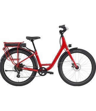 Charge Comfort 2 Step-Thru Electric Bike - Candy Red