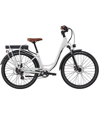 Charge Comfort 2 Step-Thru Electric Bike - White