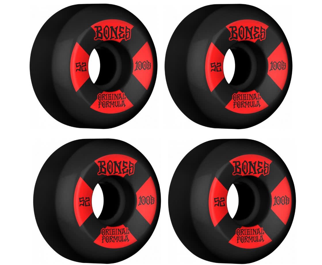 OG FORMULA SKATEBOARD WHEELS 100 #4 52MM V5 SIDECUT 4PK OG FORMULA SKATEBOARD WHEELS 100 #4 52MM V5 SIDECUT 4PK